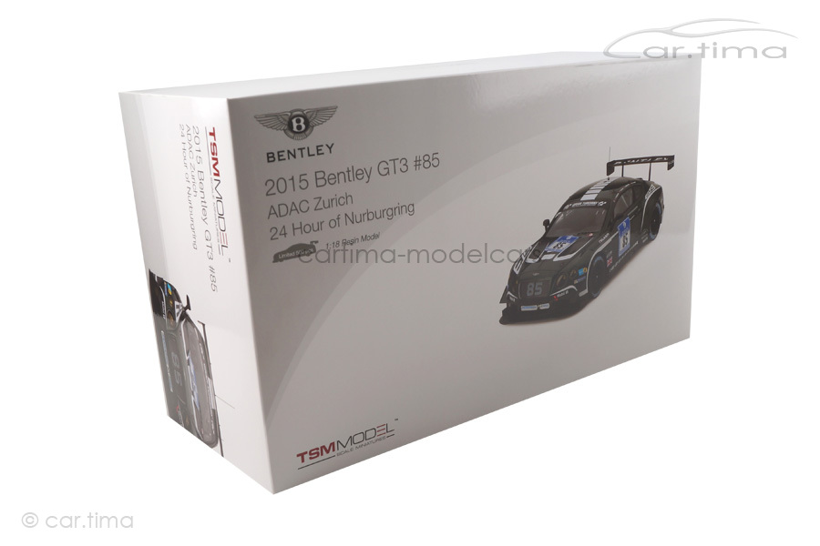 Bentley Continental GT3 24h Nürburgring 2015 TSM 1:18 TSM161807R Bentley Continental GT3 24h Nürburgring 2015 TSM 1:18 TSM161807R