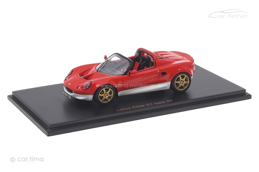 Lotus Elise S1 Type 49 1999 RHD rot/weiß Spark 1:43 S8221 Lotus Elise S1 Type 49 1999 RHD rot/weiß Spark 1:43 S8221