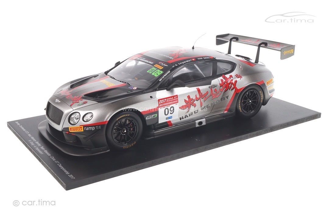 Bentley Continental GT3 China GT 2017 Spark 1:18 18SP050