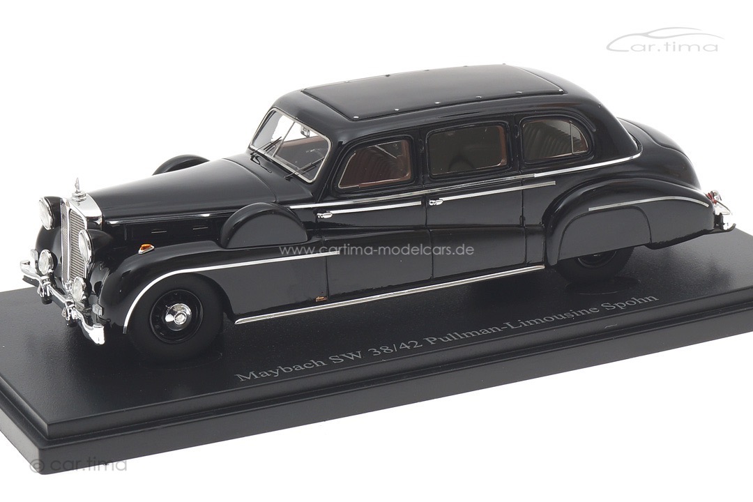 Maybach SW 38/42 Pullman-Limousine Spohn 1940 schwarz autocult 1:43 05043 Maybach SW 38/42 Pullman-Limousine Spohn 1940 schwarz autocult 1:43 05043