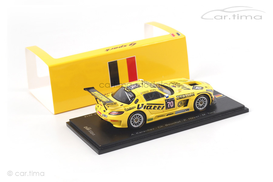Mercedes-Benz SLS AMG GT3 24h Spa 2015 Bouchut/Heyer/Karachev/Toril Spark 1:43 SB114 Mercedes-Benz SLS AMG GT3 24h Spa 2015 Bouchut/Heyer/Karachev/Toril Spark 1:43 SB114