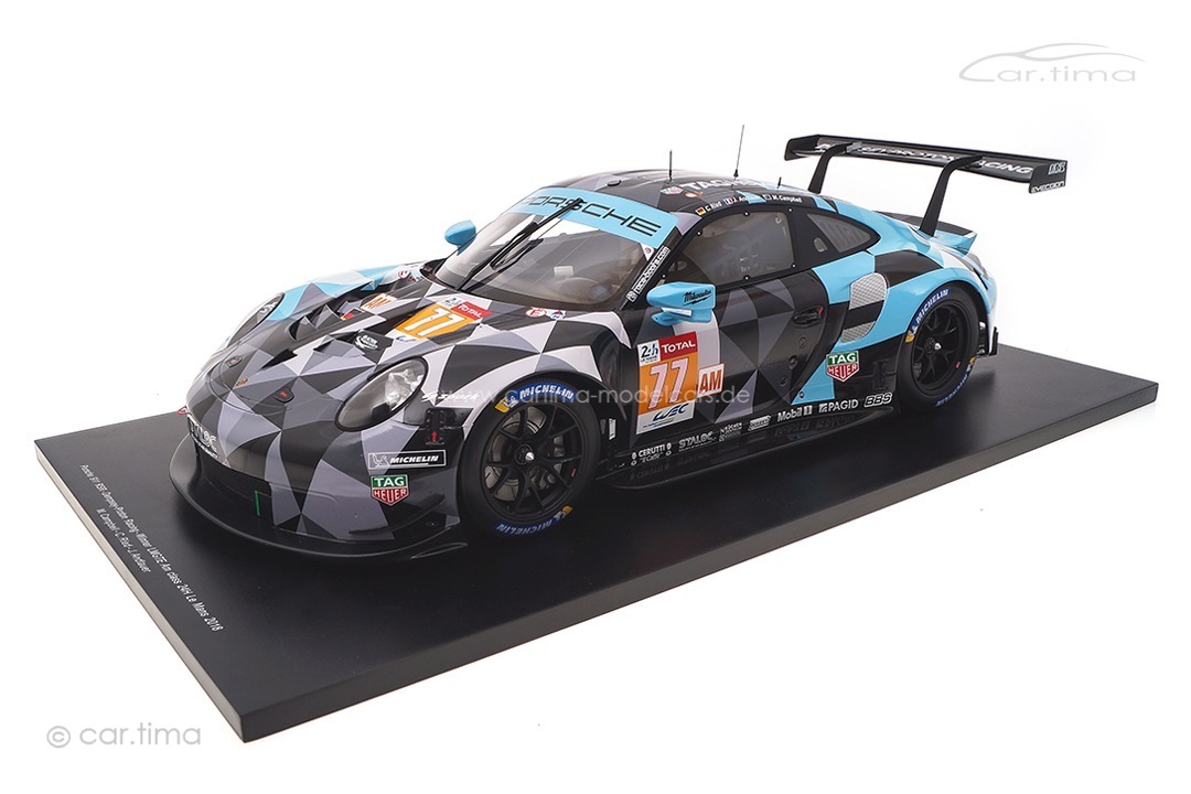 Porsche 911 RSR Winner LMGTE 2018 Andlauer/Campbell/Ried Spark 1:12 12S021 Porsche 911 RSR Winner LMGTE 2018 Andlauer/Campbell/Ried Spark 1:12 12S021