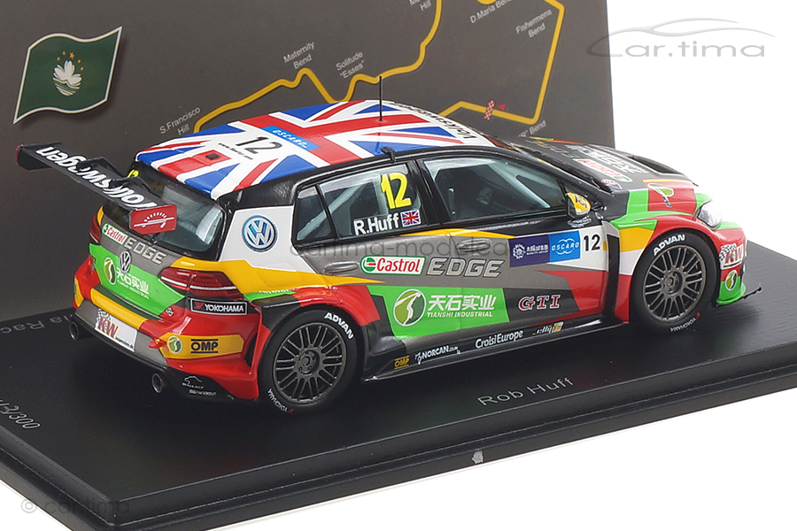Volkswagen Golf GTi TCR WTCR Macau 2018 Rob Huff Spark 1:43 SA207