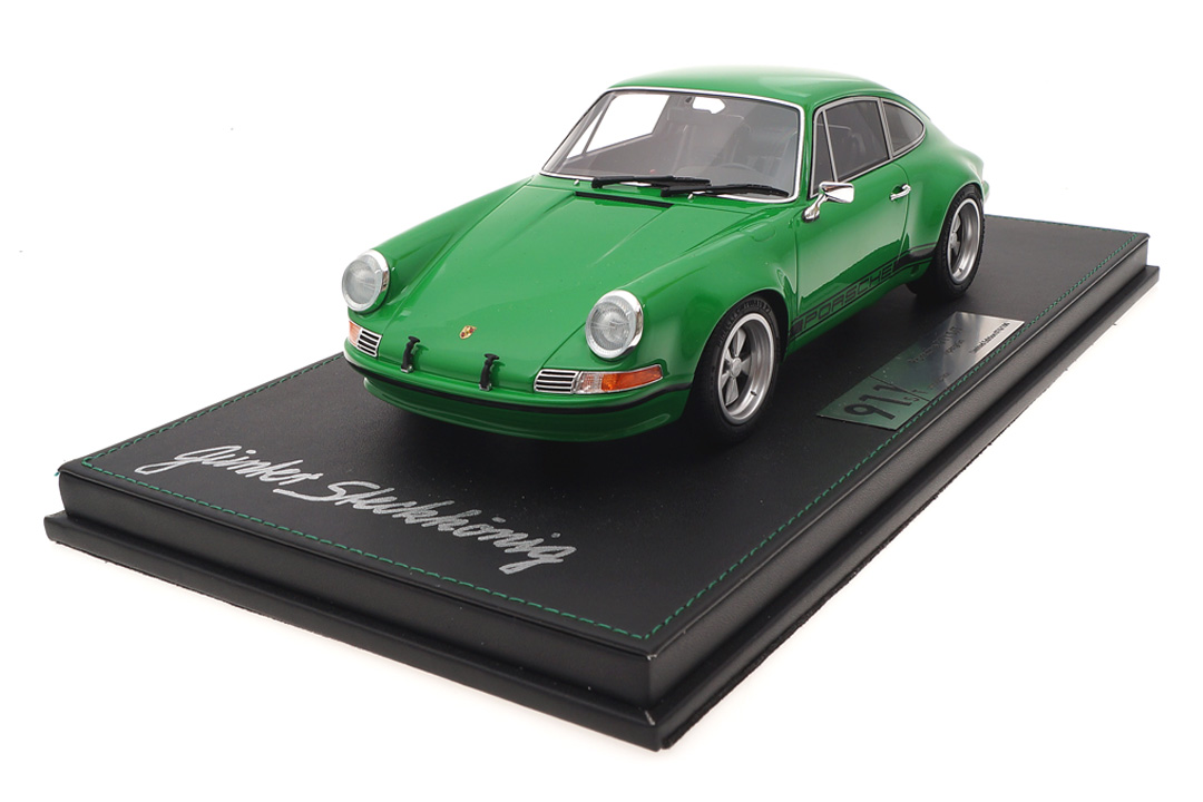 Porsche 911 S/T-Specification Vipergrün Originalsignatur Günter Steckkönig car.tima 1:18 CAR01822004-SIG