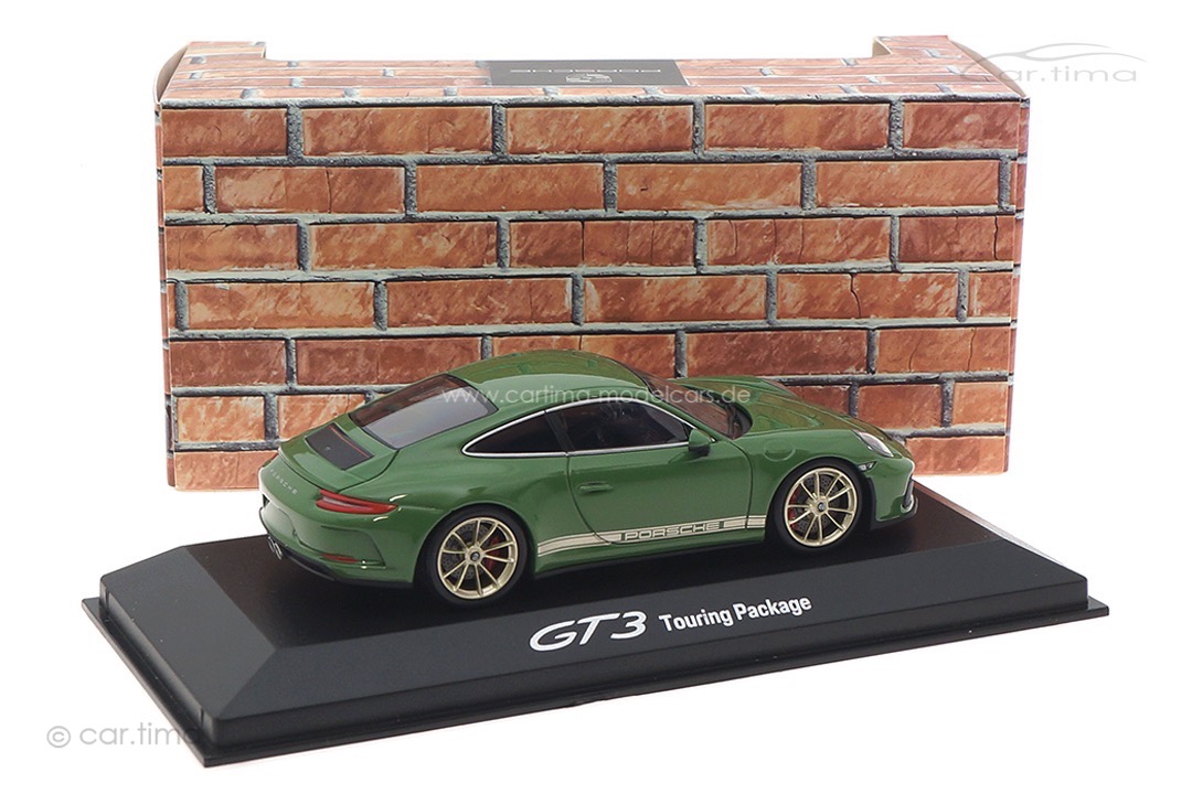 Porsche 911 (991 II) GT3 Touring Auratiumgrün Werk 1 Minichamps 1:43 WAX020200W1