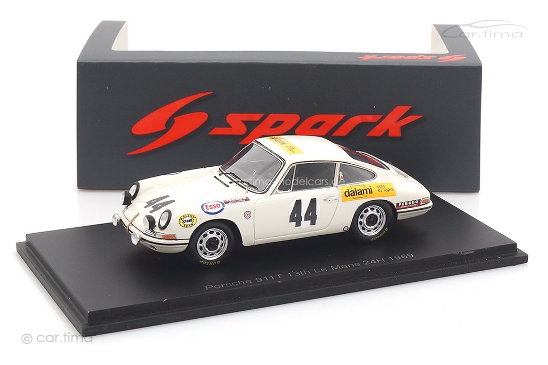 Porsche 911 T 24h Le Mans 1969 Marche/Laurent Spark 1:43 S9744
