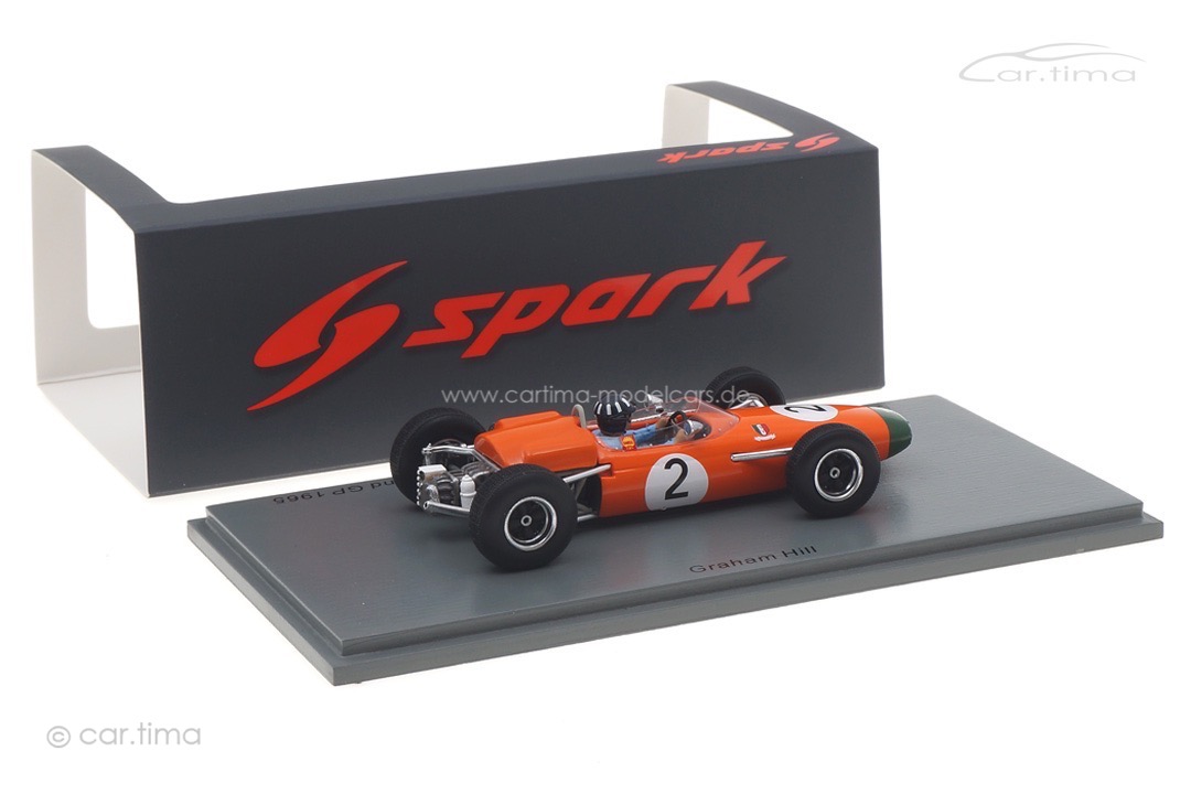 Brabham BT11A GP New Zealand 1965 Graham Hill Spark 1:43 S7432 Brabham BT11A GP New Zealand 1965 Graham Hill Spark 1:43 S7432