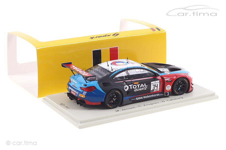 BMW M6 GT3 24h Spa 2019 Catsburg/Jensen/Krognes Spark 1:43 SB257 BMW M6 GT3 24h Spa 2019 Catsburg/Jensen/Krognes Spark 1:43 SB257