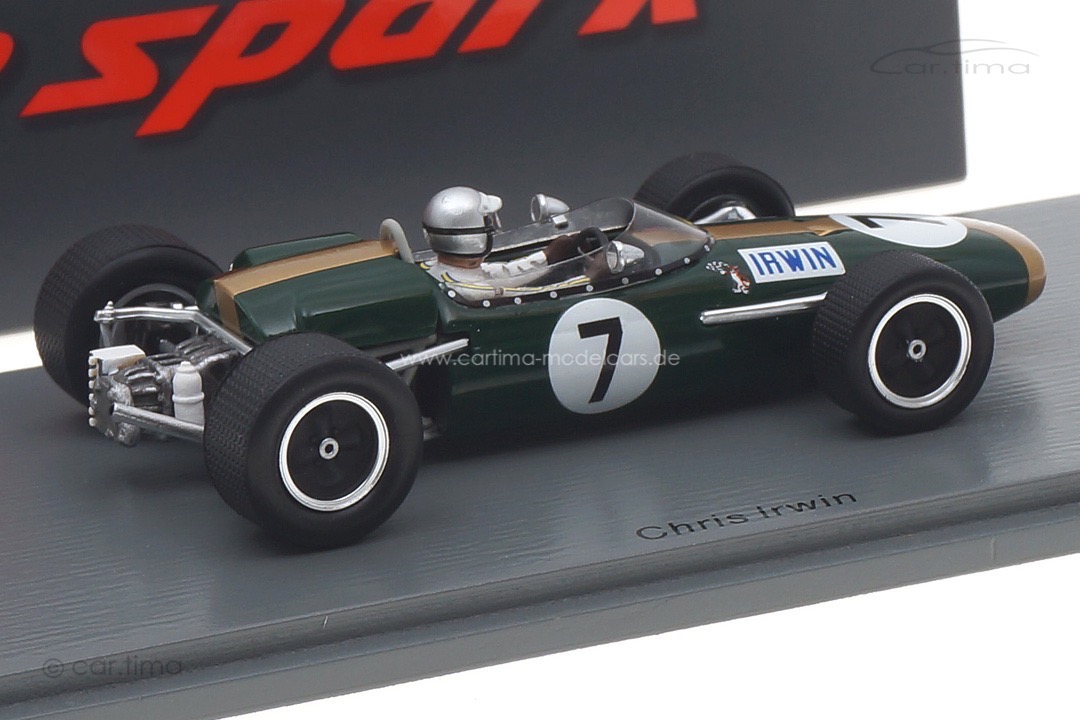 Brabham BT22 GP Großbritannien 1966 Chris Irwin Spark 1:43 S7093 Brabham BT22 GP Großbritannien 1966 Chris Irwin Spark 1:43 S7093