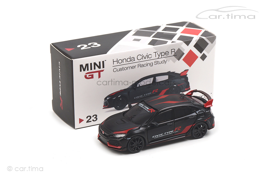 Honda Civic Type R (LHD) Customer Racing Study MINI GT 1:64 MGT00023-L