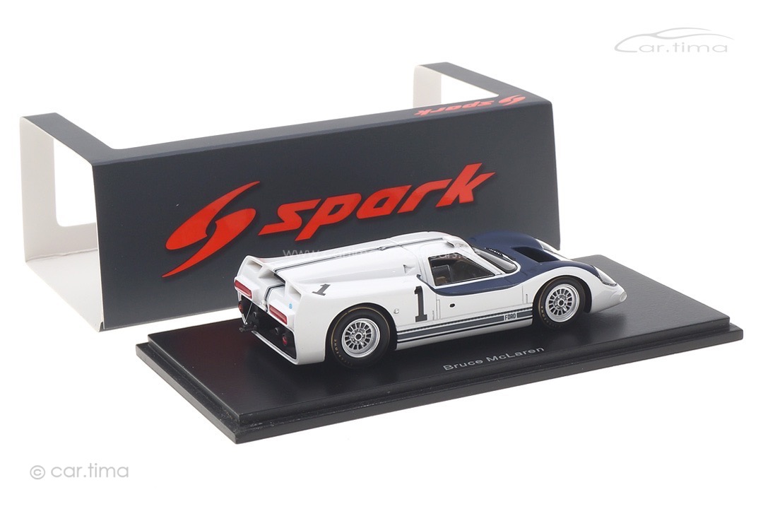 Ford J Test Le Mans 1966 Bruce McLaren Spark 1:43 S8084 Ford J Test Le Mans 1966 Bruce McLaren Spark 1:43 S8084