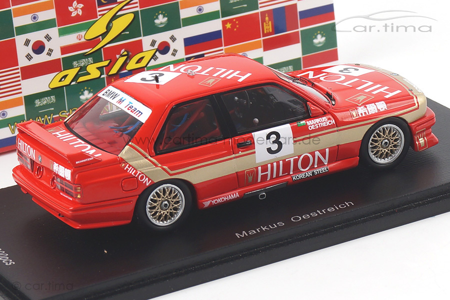 BMW E30 M3 Macau Guia Race 1988 Markus Oestreich Spark 1:43 SA036 BMW E30 M3 Macau Guia Race 1988 Markus Oestreich Spark 1:43 SA036