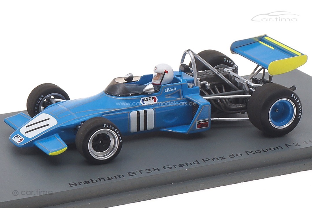 Brabham BT38 Grand Prix de Rouen F2 1972 Adam Potocki Spark 1:43 SF245