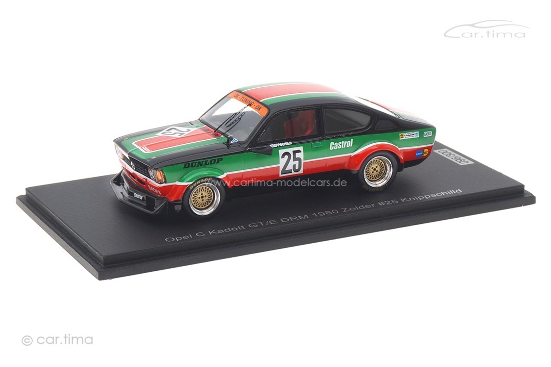 Opel Kadett C GT/E DRM Zolder 1980 Günther Knippschild Spark 1:43 MAD013