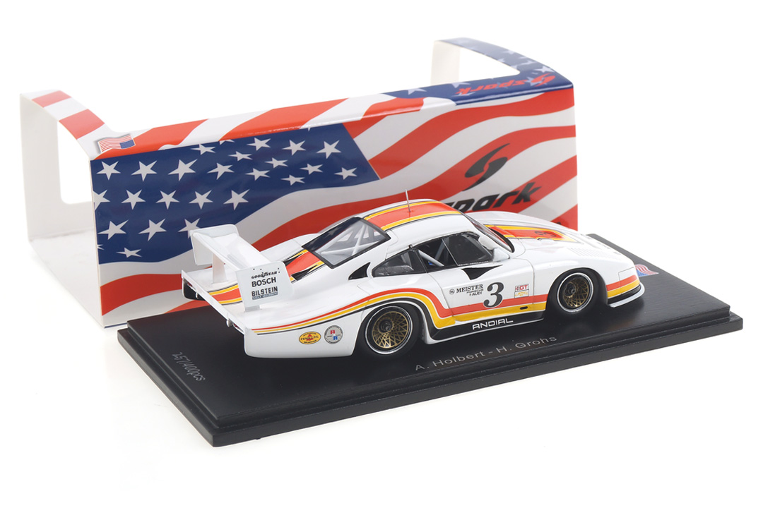 Porsche 935 L 6h Riverside 1982 Holbert/Grohs Spark 1:43 US092 Porsche 935 L 6h Riverside 1982 Holbert/Grohs Spark 1:43 US092
