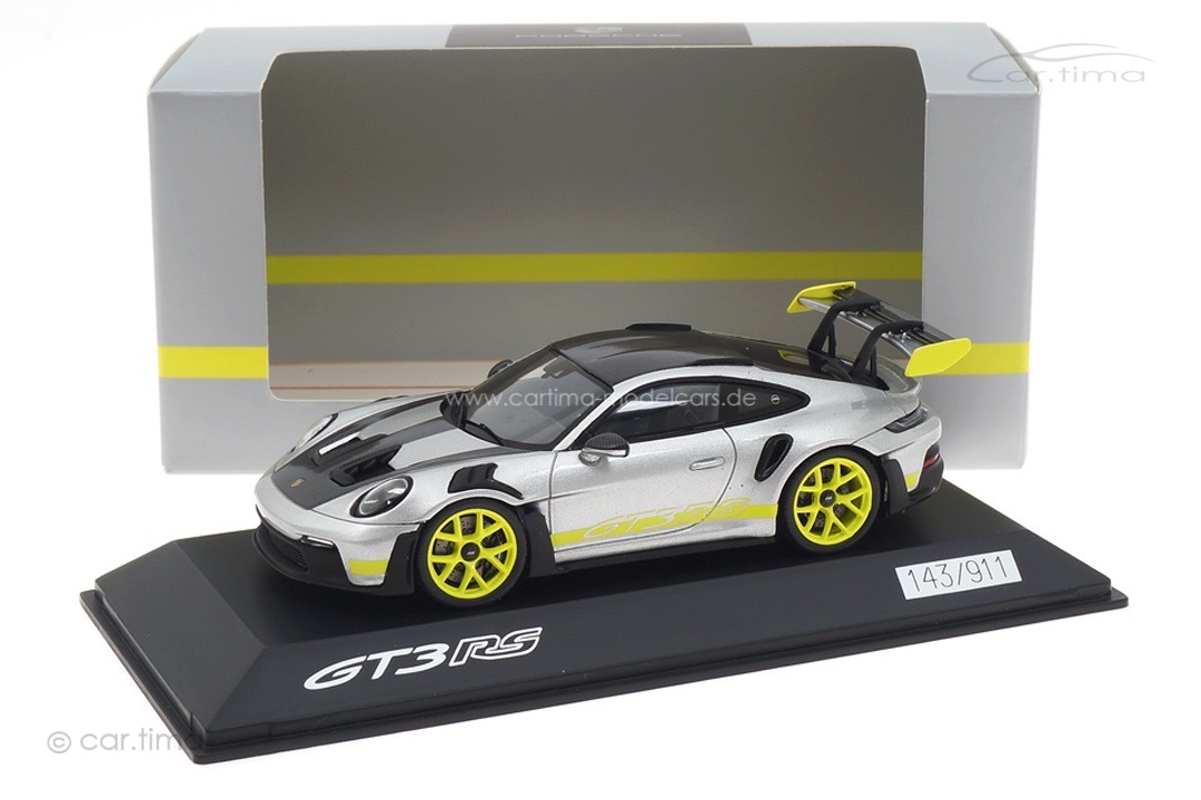 Porsche 911 (992) GT3 RS GT-silber/Acidgrün 1:43 WAP0202890SGT3