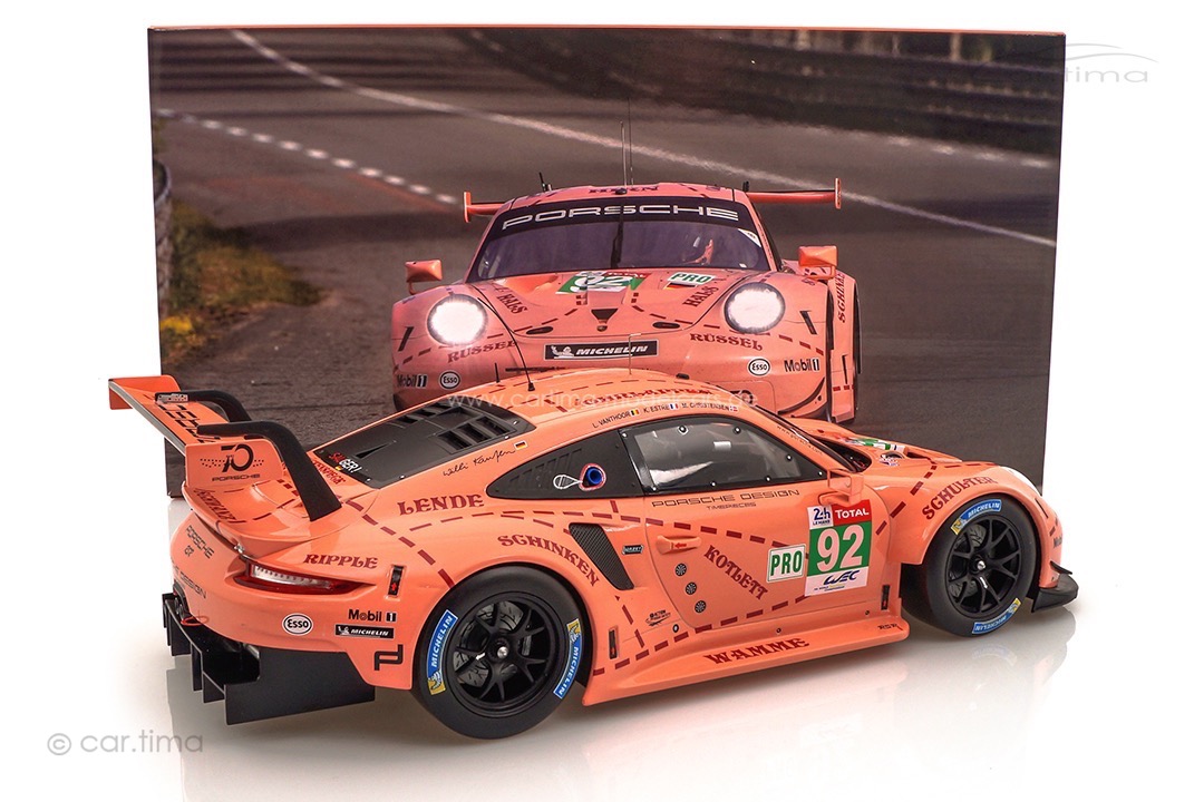 Porsche 911 (991) RSR Winner LMGTE-Pro 24h Le Mans 2018 IXO 1:12 LEGT12003