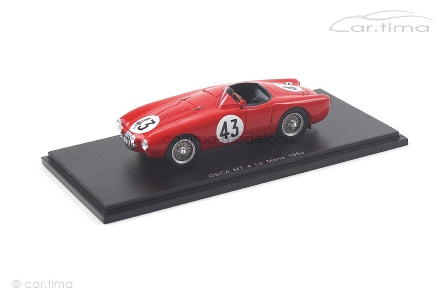 Osca MT 4 24h Le Mans 1954 Macklin/Leygonie/Simpson Spark 1:43 S4737 Osca MT 4 24h Le Mans 1954 Macklin/Leygonie/Simpson Spark 1:43 S4737
