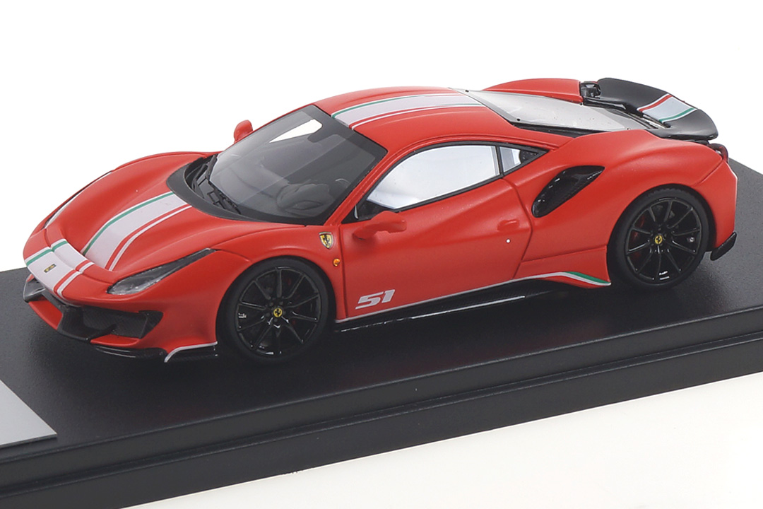 Ferrari 488 Pista Piloti Rosso F1 LookSmart 1:43 LS488PPE Ferrari 488 Pista Piloti Rosso F1 LookSmart 1:43 LS488PPE