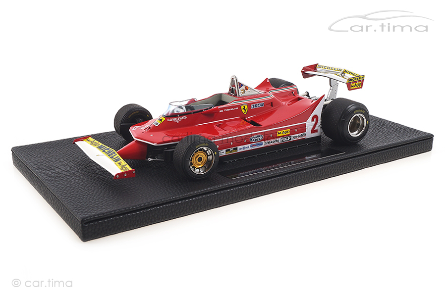 Ferrari 312 T5 GP 1980 Gilles Villeneuve GP Replicas 1:18 GP45B Ferrari 312 T5 GP 1980 Gilles Villeneuve GP Replicas 1:18 GP45B