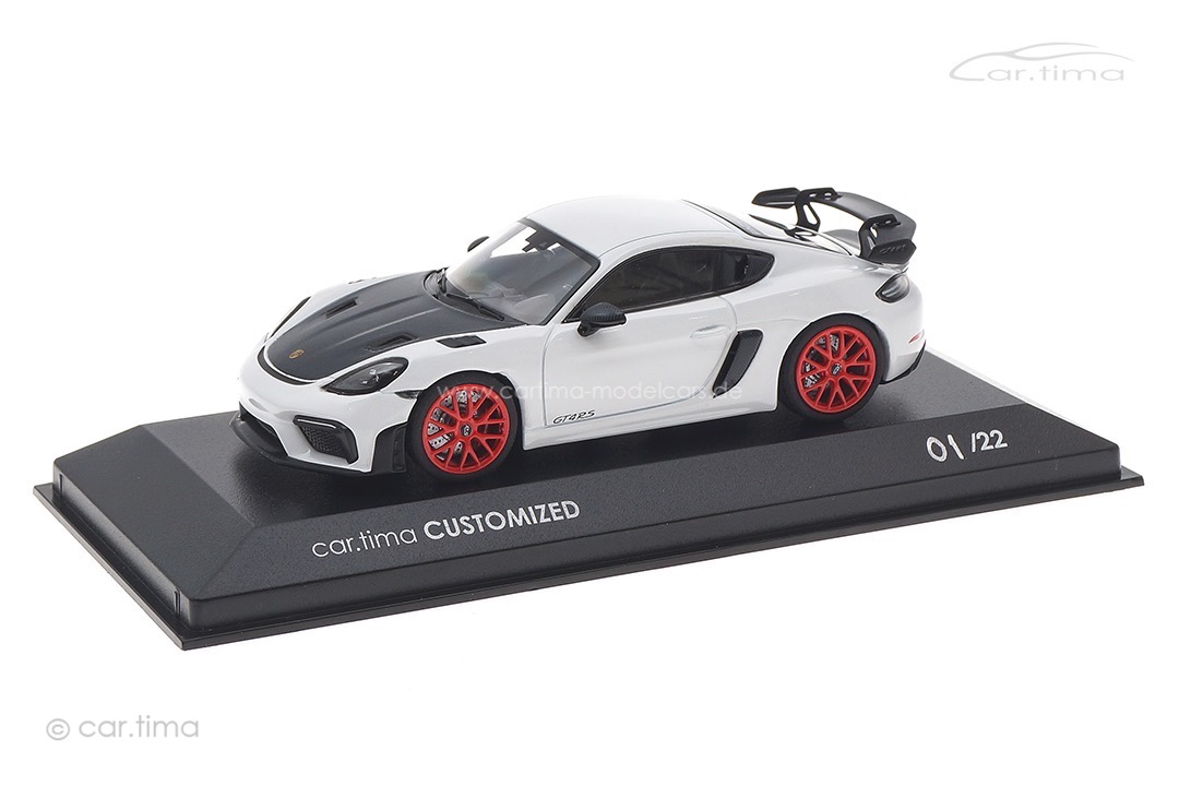 Porsche 718 Cayman GT4 RS Japan Edition Minichamps car.tima CUSTOMIZED 1:43 CAC04323020