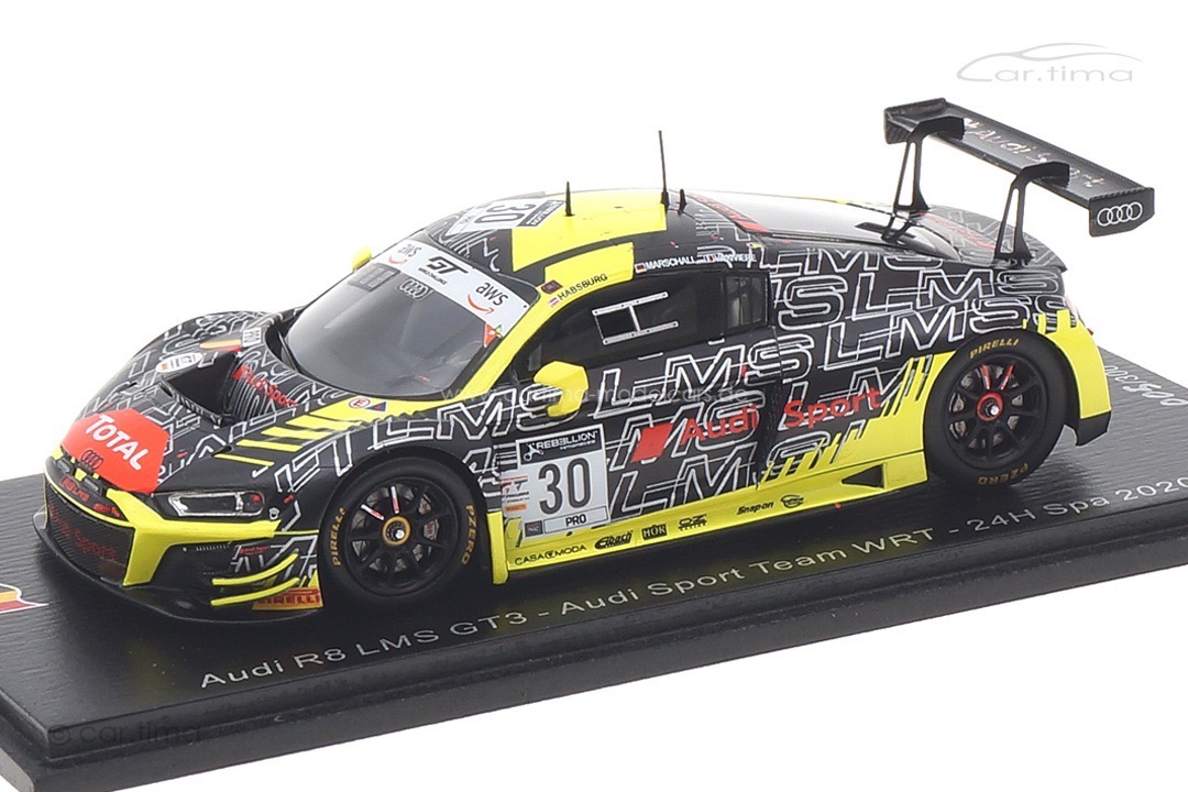 Audi R8 LMS GT3 24h Spa 2020 Habsburg/Marschall/Vaxivière Spark 1:43 SB380