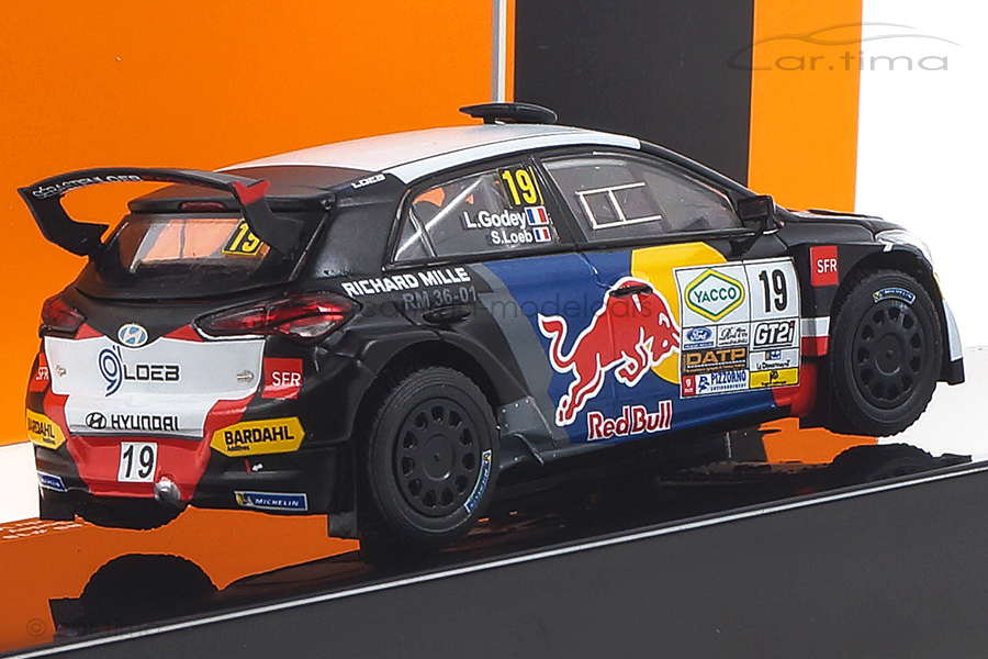 Hyundai i20 R5 Rallye Terre du Haut-Var 2019 Loeb/Godey IXO 1:43 RAM736 Hyundai i20 R5 Rallye Terre du Haut-Var 2019 Loeb/Godey IXO 1:43 RAM736