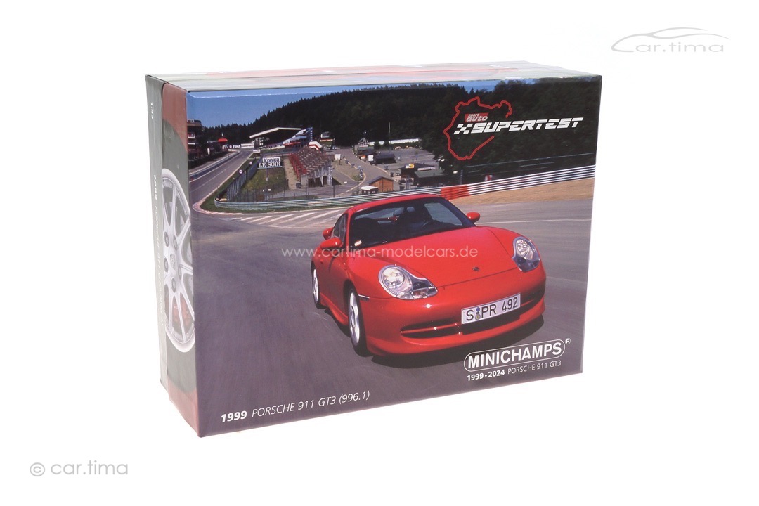 Porsche 911 (996) GT3 25th Anniversary 1999-2024 Indischrot Minichamps 1:43 430068011