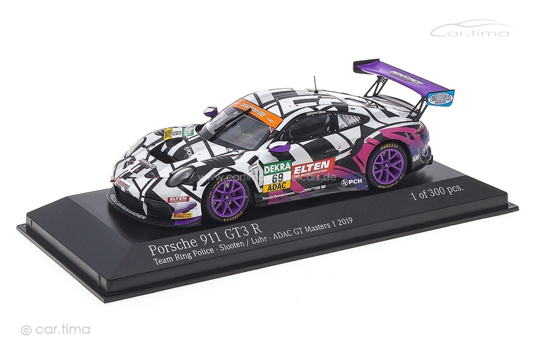 Porsche 911 GT3 R ADAC GT Masters 2019 Iron Force Minichamps 1:43 413196069 Porsche 911 GT3 R ADAC GT Masters 2019 Iron Force Minichamps 1:43 413196069