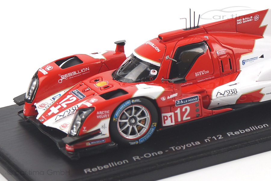 Rebellion R-One Toyota 24h Le Mans 2014 Beche/Heidfeld/Prost Spark 1:43 S4206