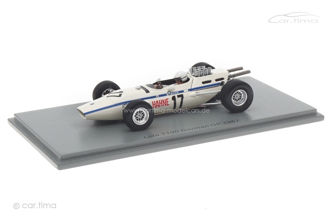 Lola T100 GP Deutschland 1967 Hubert Hahne Spark 1:43 S5335 Lola T100 GP Deutschland 1967 Hubert Hahne Spark 1:43 S5335