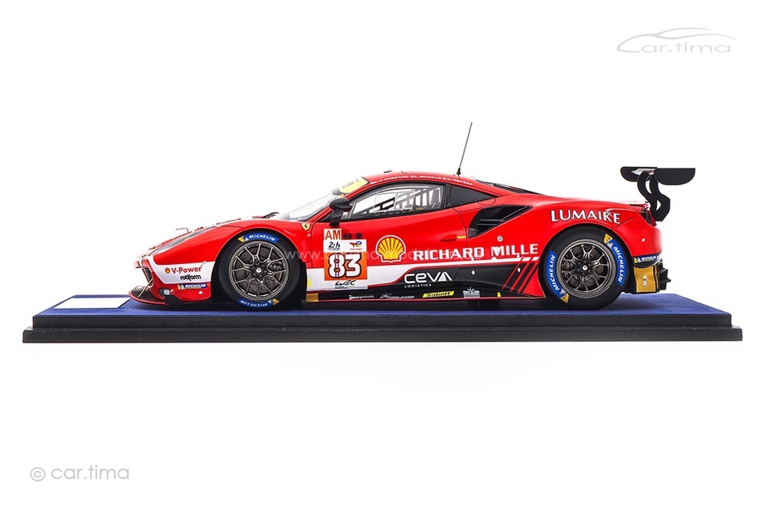 Ferrari 488 GTE EVO 24h Le Mans 2023 Perez-Companc/Rovera/Wadoux LookSmart 1:18 LS18LM037 Ferrari 488 GTE EVO 24h Le Mans 2023 Perez-Companc/Rovera/Wadoux LookSmart 1:18 LS18LM037