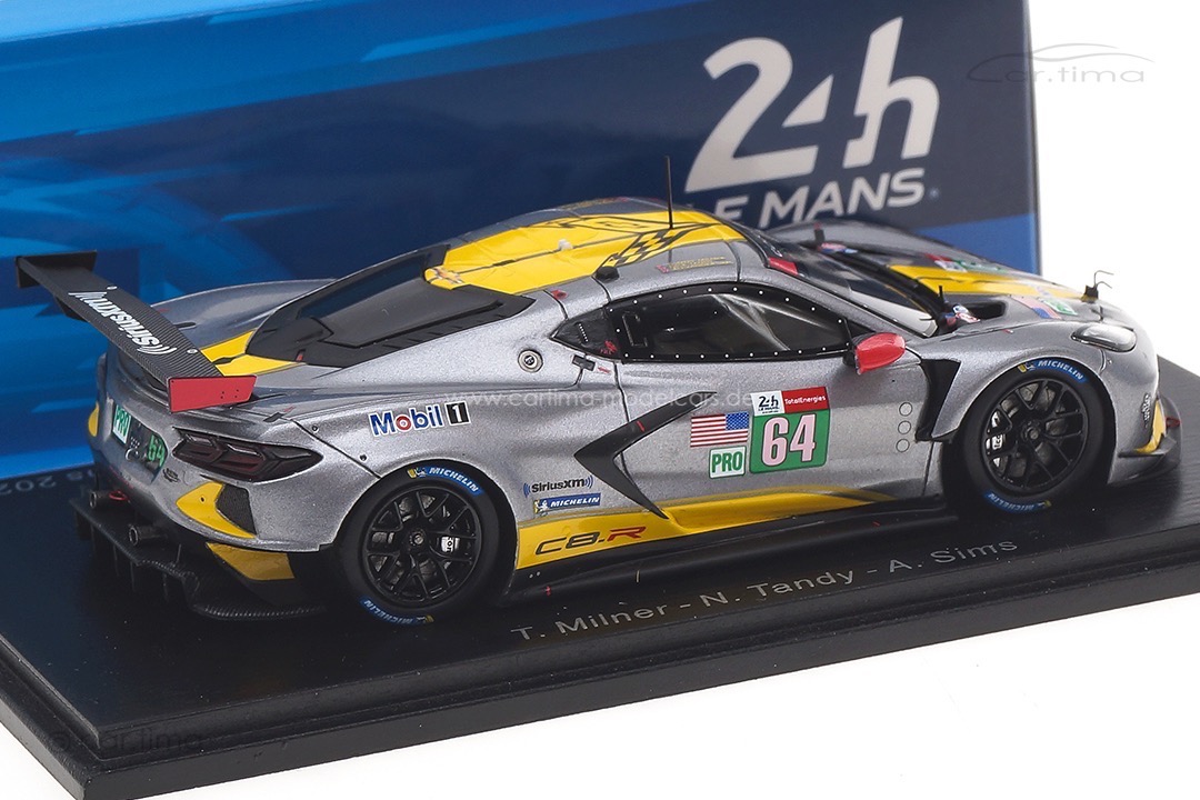 Chevrolet Corvette C8.R 24h Le Mans 2021 Milner/Sims/Tandy Spark 1:43 S8260