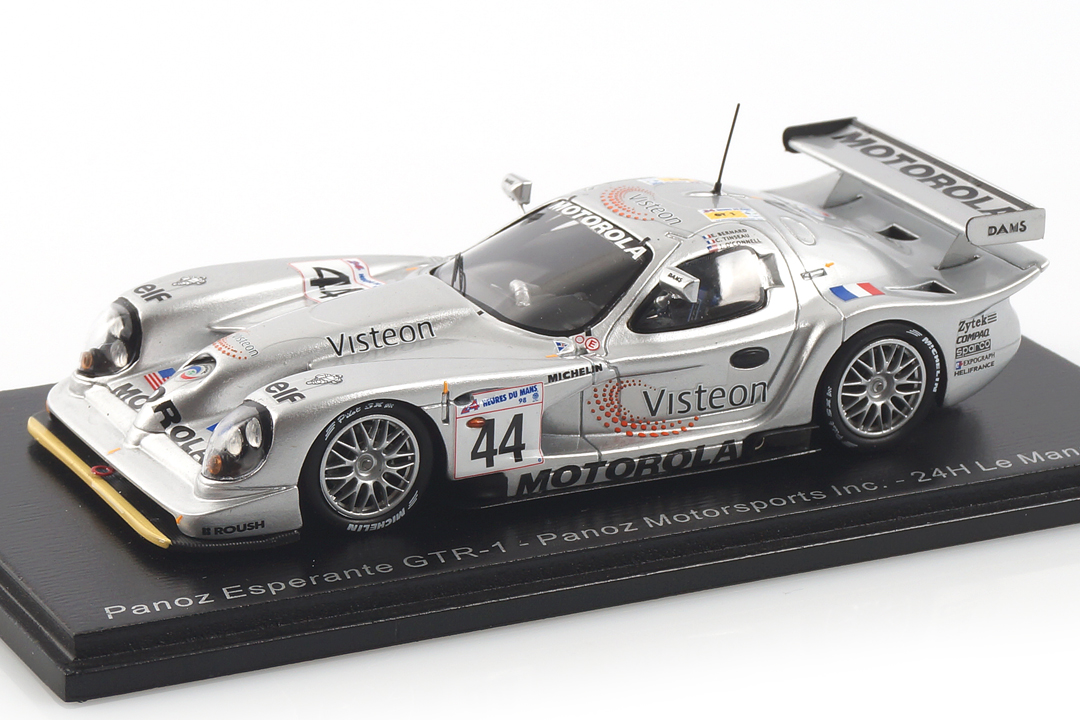 Panoz Esperante GTR-1 24h Le Mans 1998 Bernard/O´Connell/Tinseau Spark 1:43 S5027 Panoz Esperante GTR-1 24h Le Mans 1998 Bernard/O´Connell/Tinseau Spark 1:43 S5027
