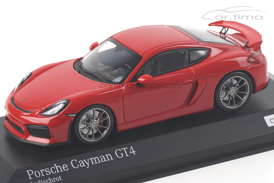 Porsche Cayman GT4 Indischrot Minichamps 1:43 CA04316069 Porsche Cayman GT4 Indischrot Minichamps 1:43 CA04316069