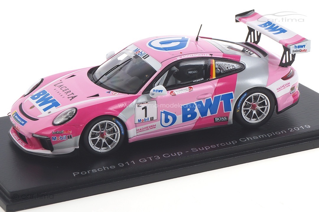 Porsche 911 GT3 Cup Supercup Champion 2019 Michael Ammermüller Spark 1:43 S8504 Porsche 911 GT3 Cup Supercup Champion 2019 Michael Ammermüller Spark 1:43 S8504