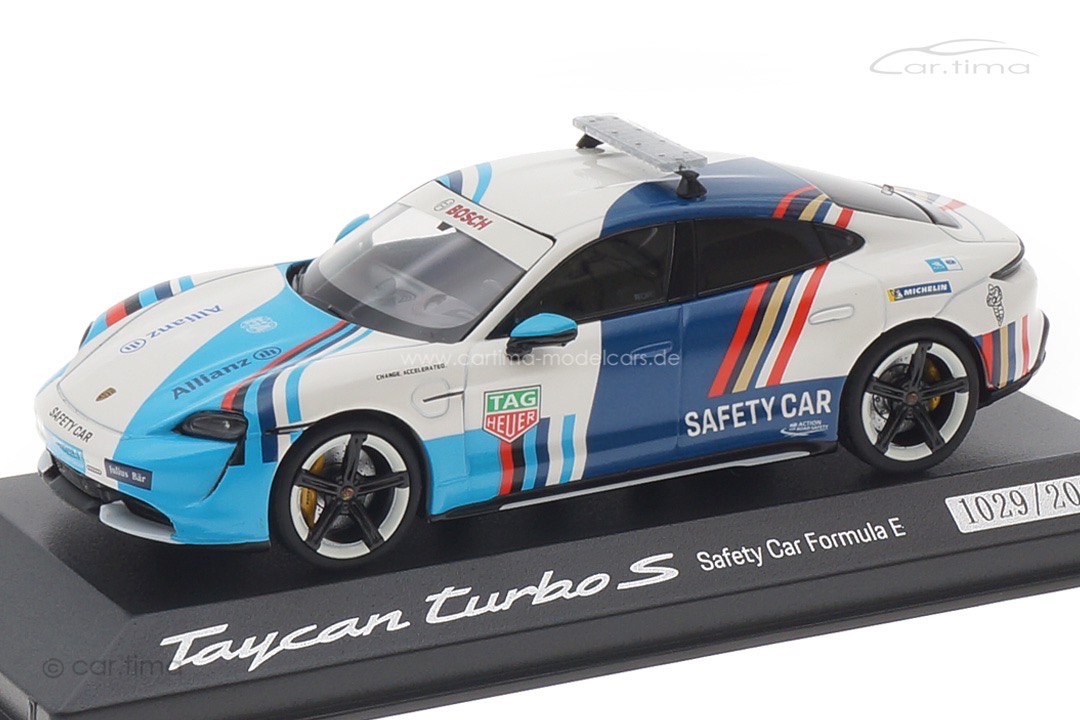 Porsche Taycan Turbo S Safety Car Formula E Minichamps 1:43 WAP0200370PTAC Porsche Taycan Turbo S Safety Car Formula E Minichamps 1:43 WAP0200370PTAC
