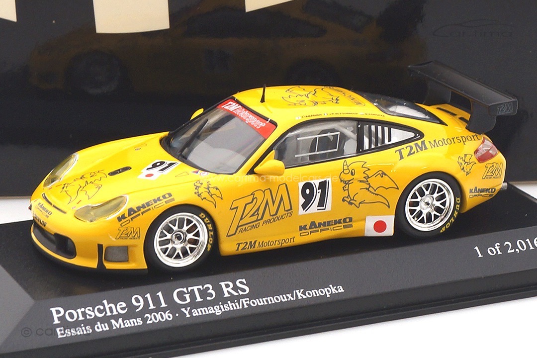 Porsche 911 (996) GT3 RS Essais du Mans 2006 Minichamps 1:43 400066981