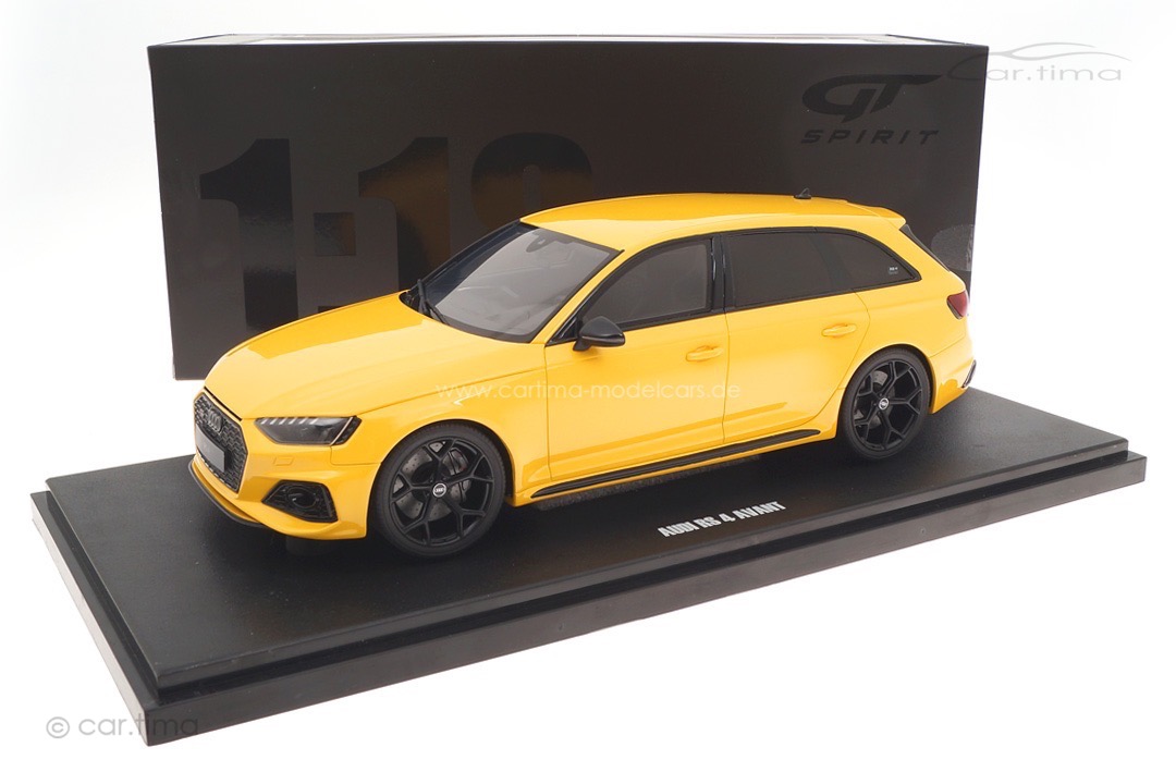 Audi RS4 B9 25th Anniversary Imolagelb GT Spirit 1:18 GT935