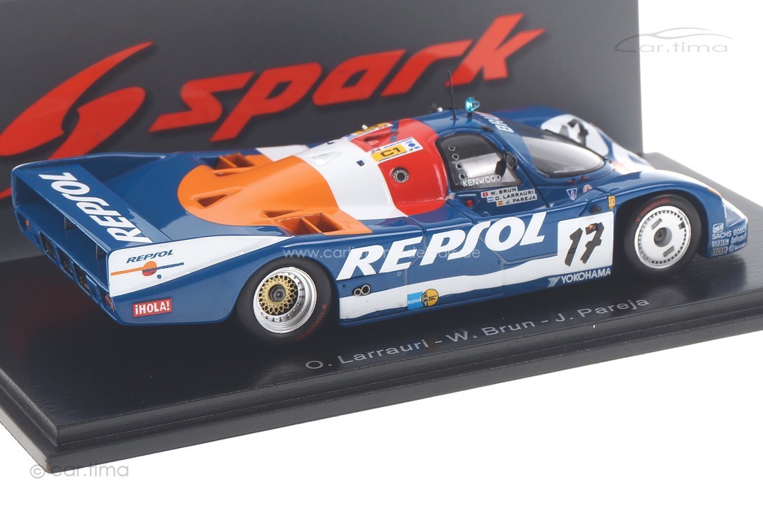 Porsche 962 C 24h Le Mans 1989 Brun/Larrauri/Pareja Spark 1:43 S9875