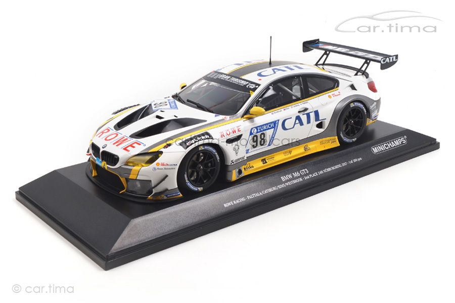 BMW M6 GT3 2nd place 24h Nürburgring 2017 Palttala/Catsburg Minichamps 1:18 155172698 BMW M6 GT3 2nd place 24h Nürburgring 2017 Palttala/Catsburg Minichamps 1:18 155172698