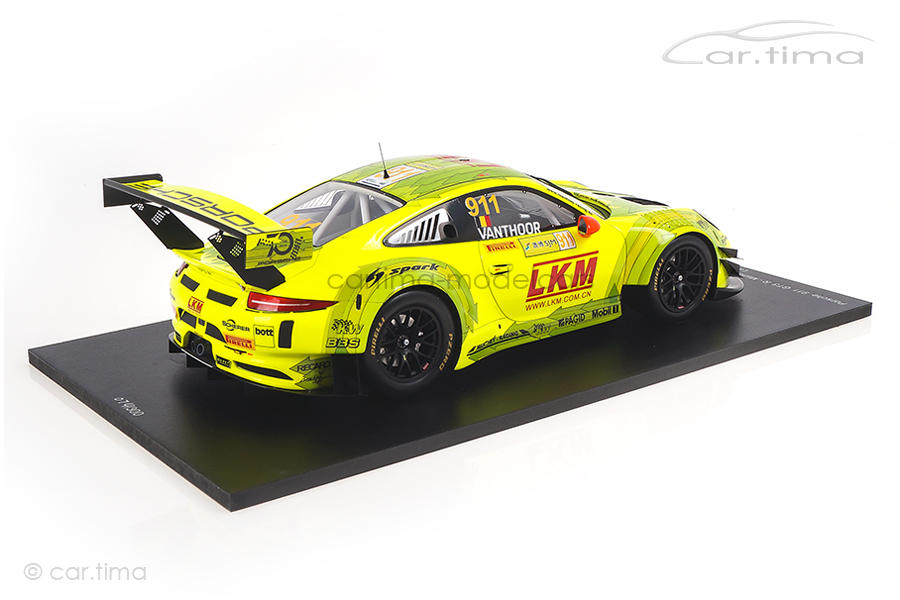 Porsche 911 GT3 R Macau 2018 Laurens Vanthoor Spark 1:18 18SA021