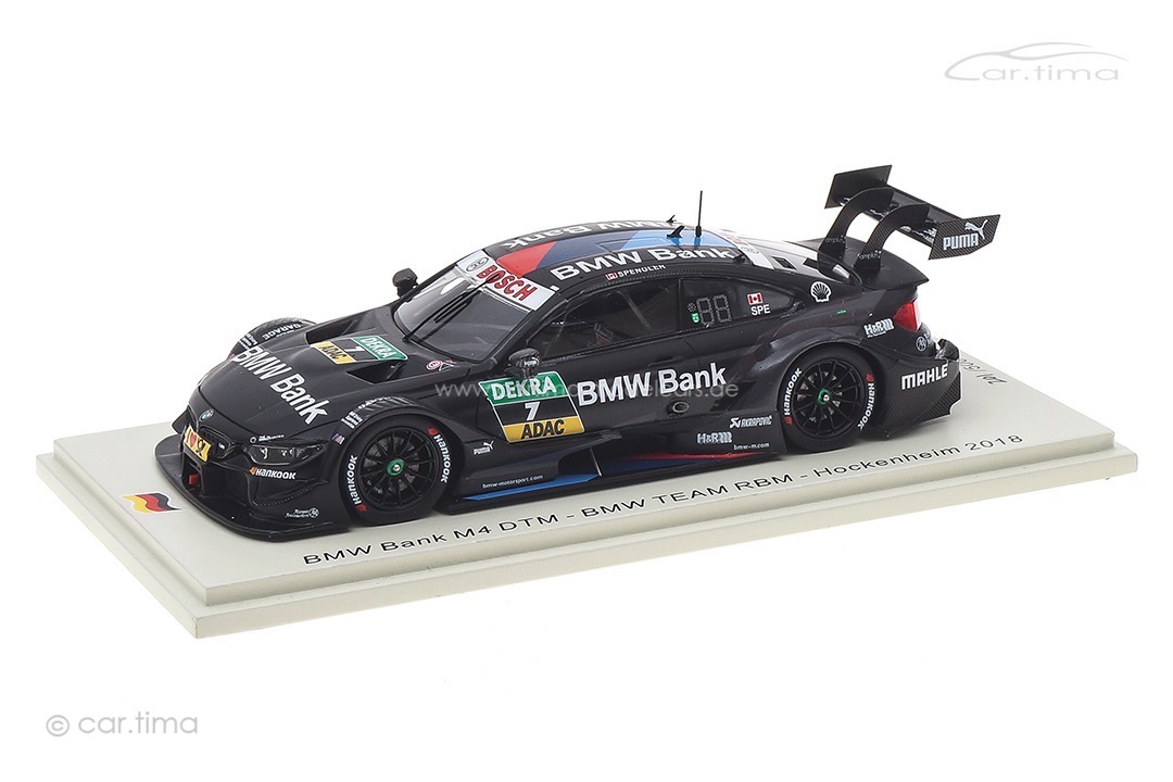 BMW M4 DTM Hockenheim 2018 Bruno Spengler Spark 1:43 SG630 BMW M4 DTM Hockenheim 2018 Bruno Spengler Spark 1:43 SG630