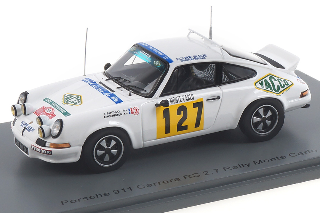 Porsche 911 Carrera RS 2.7 Rallye Monte Carlo 1978 Santucci/Rochebrun Spark 1:43 S6641 Porsche 911 Carrera RS 2.7 Rallye Monte Carlo 1978 Santucci/Rochebrun Spark 1:43 S6641