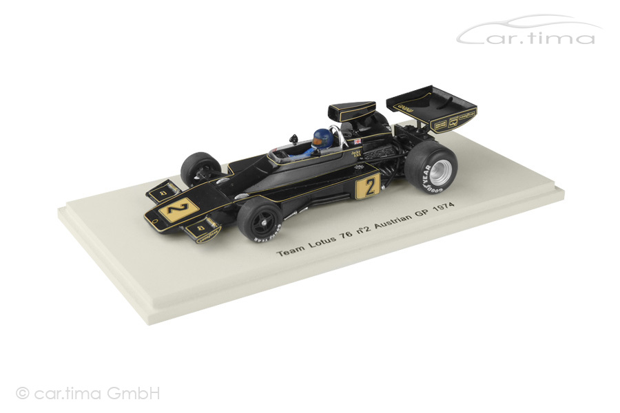 Lotus 76 GP Österreich 1974 Jacky Ickx Spark 1:43 S1844