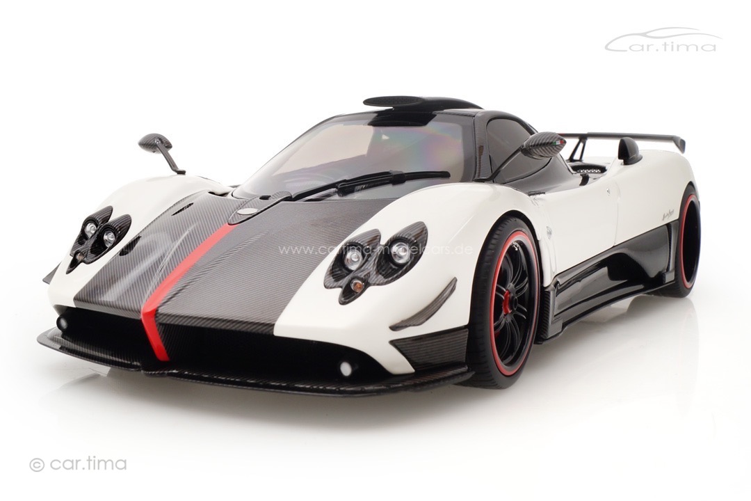 Pagani Zonda Cinque Coupe RHD Bianco Benny Almost Real 1:18 850604001 Pagani Zonda Cinque Coupe RHD Bianco Benny Almost Real 1:18 850604001