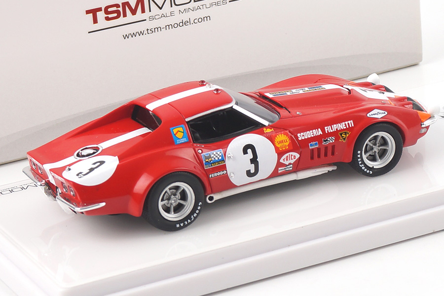 Chevrolet Corvette L88 24h Le Mans 1968 Greder/Maglioli TSM 1:43 TSM124320 Chevrolet Corvette L88 24h Le Mans 1968 Greder/Maglioli TSM 1:43 TSM124320