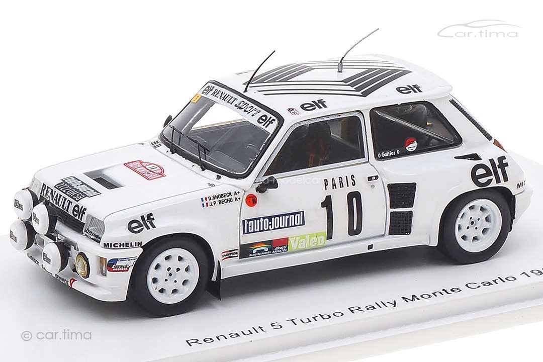 Burago 1/43 - Renault 5 Turbo Rallye Monte-Carlo - Modèle 4160 - Occasion Boîte