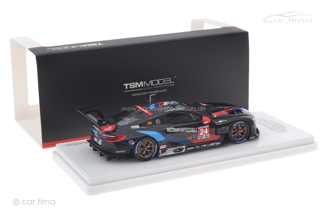 BMW M8 GTLM IMSA 2018 Edwards/Krohn Mission Impossible livery TSM 1:43 TSM430433