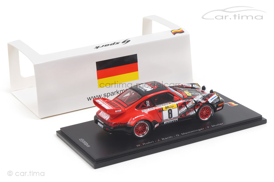 Porsche 911 (964) Carrera RSR 24h Nürburgring 1993 Barth/Memminger/Röhrl Spark 1:43 SG016 Porsche 911 (964) Carrera RSR 24h Nürburgring 1993 Barth/Memminger/Röhrl Spark 1:43 SG016